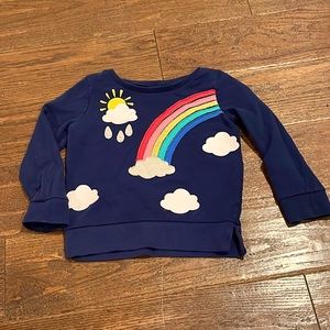 3t carters rainbow sweatshirt